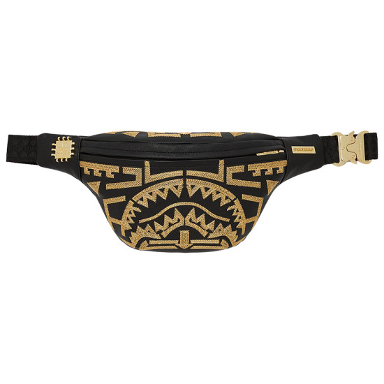 Sprayground Τσαντάκι μέσης Ai Tribal Gold Savvy Crossbody